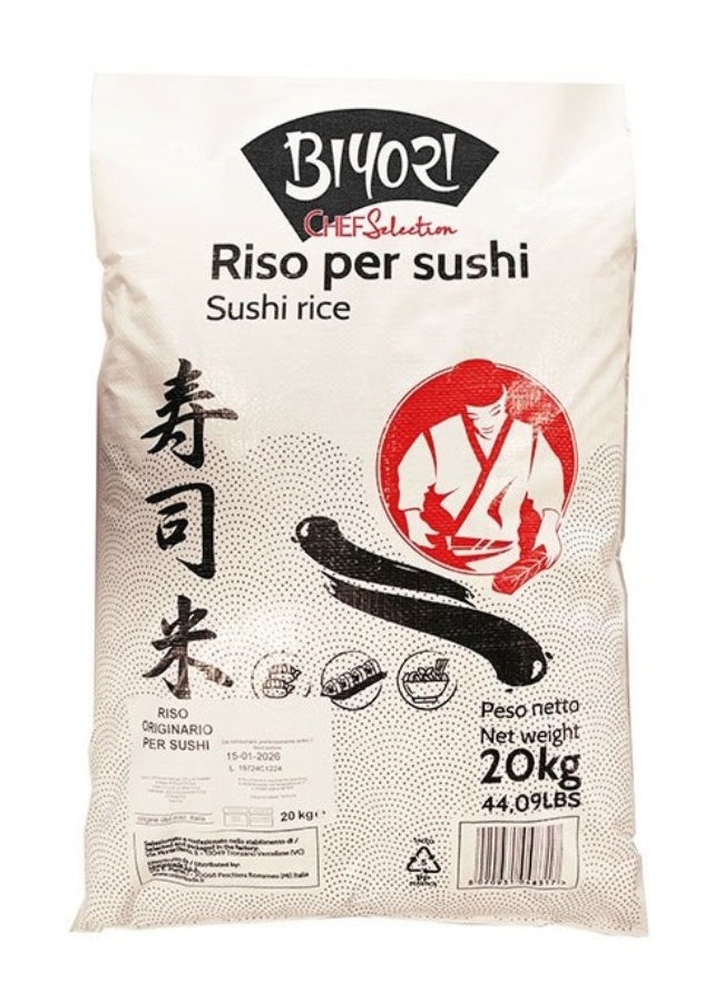 Riso per sushi Chef Selection - Biyori 20Kg.